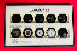SWATCH 10 Steps Production Showcase (Wanddisplay)