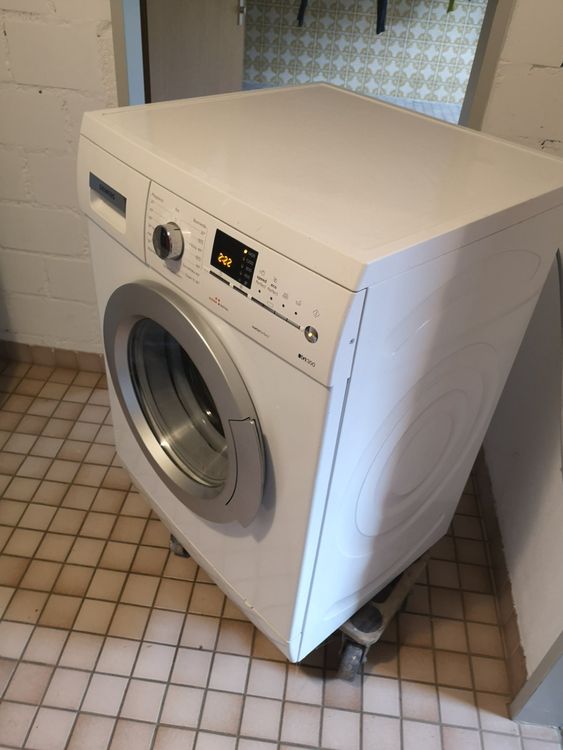 Paxanpax Waschmaschinentürgriff Für Bosch WAE Maxx 7 & WM14E IQ300 - Silber