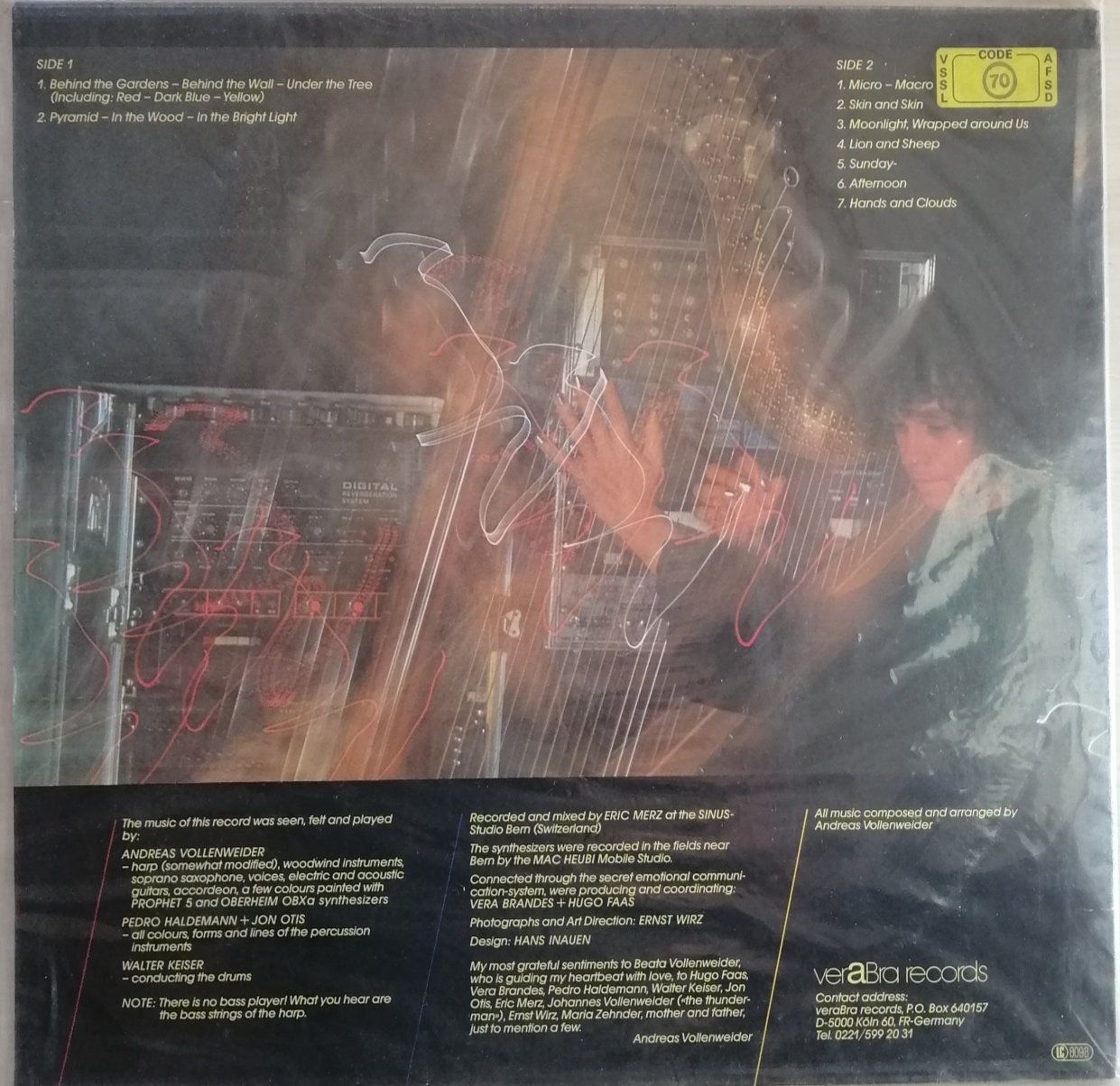 Dischi in vinile: Langspielplatte LP Vinyl Andreas Vollenweider – Usato da Detligen venduto da Fredy1957 1