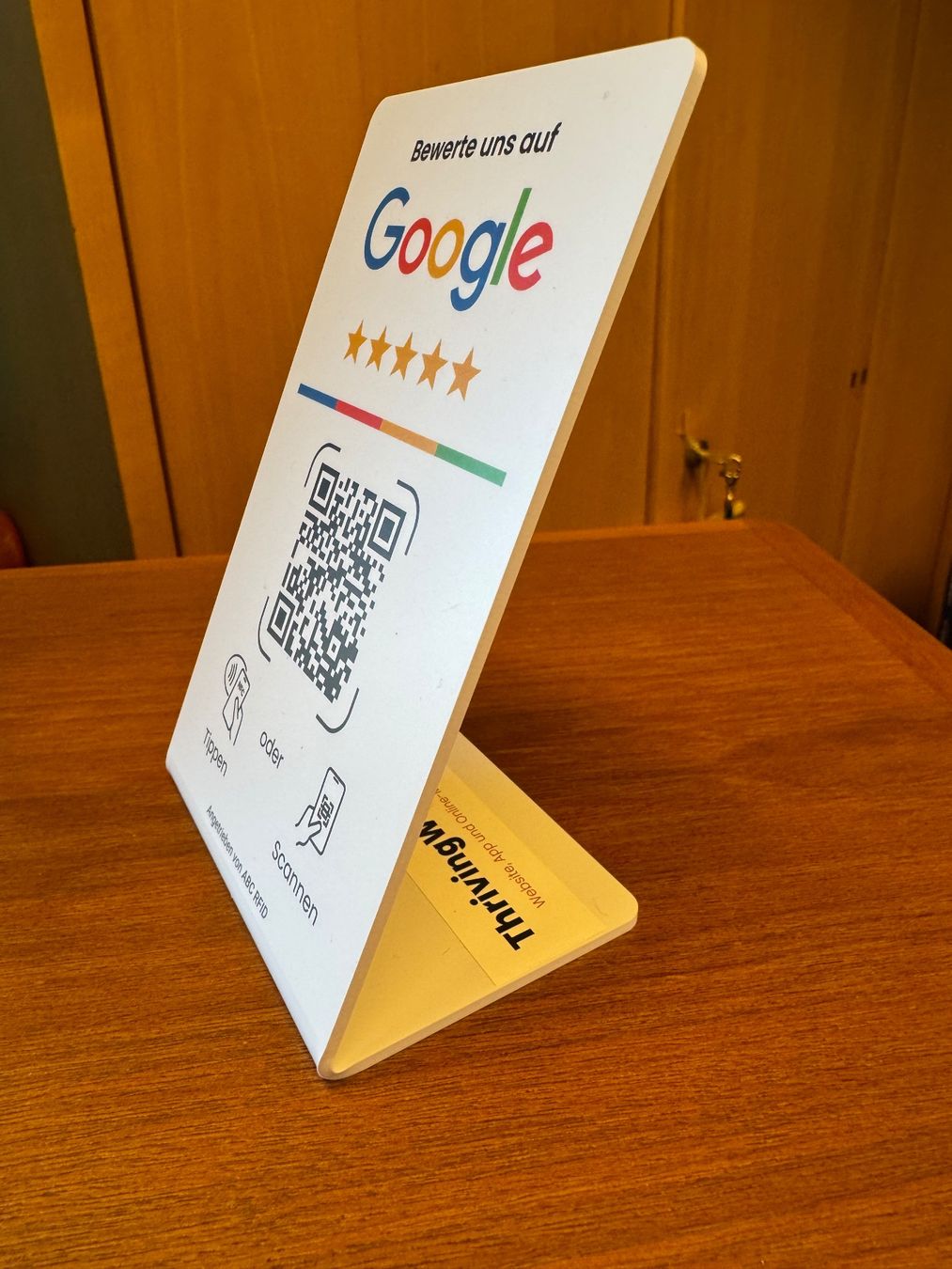 Cartoline: Google Bewertungskarte mit QR Code und NFC Funktion! – Nuovo e nell'imballaggio originale da Birmensdorf ZH venduto da Isko 1