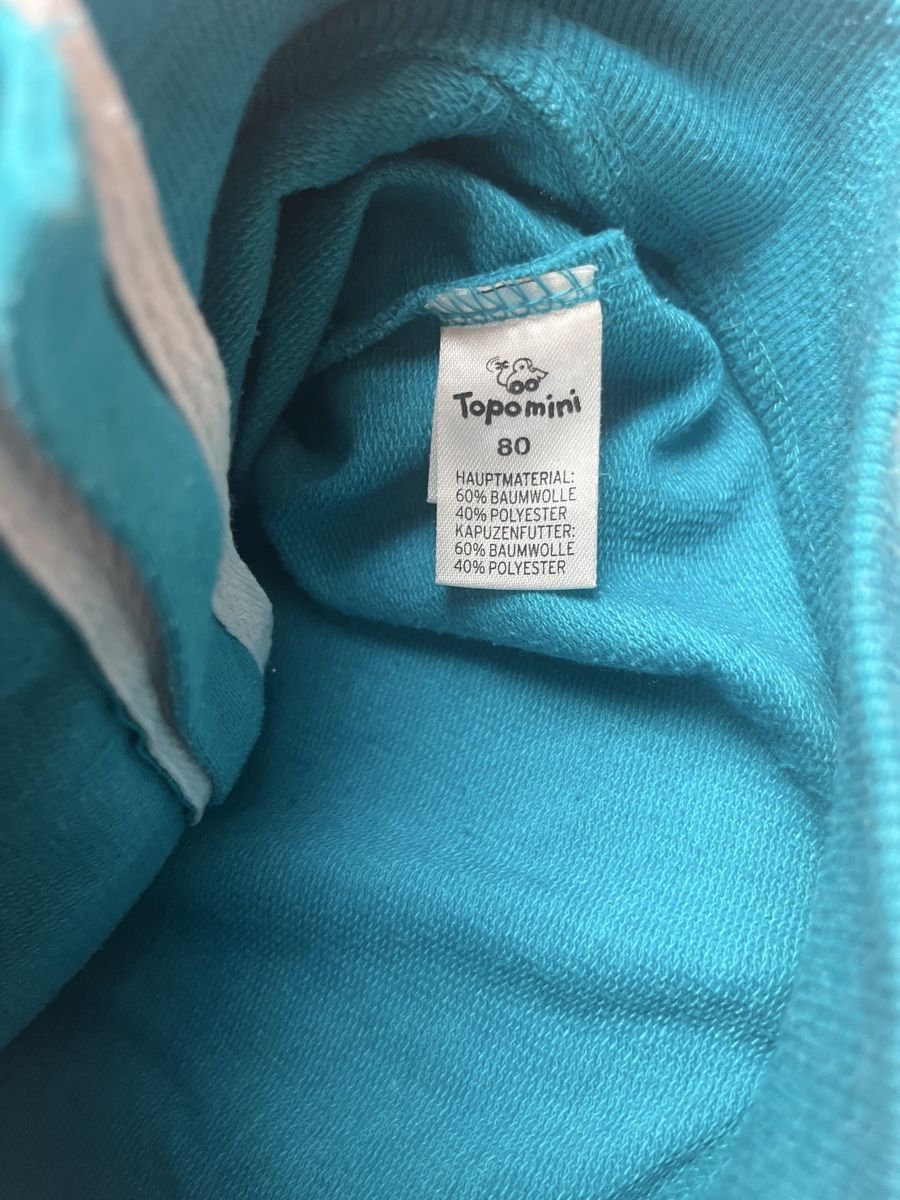 Maglioni & Felpe: Hoodie Jacke Gr. 80 türkis – Usato da Kaisten venduto da saleforfun 2