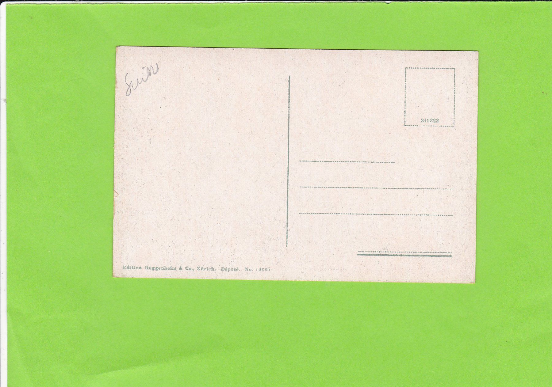 Cartoline postali: Olten--Edition Guggenheim – Usato da St. Peterzell venduto da neckertal 1