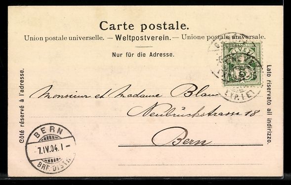 Cartoline postali: AK Genève, La Poste, Straßenbahn – Usato da Berlin venduto da bartko-reher 1