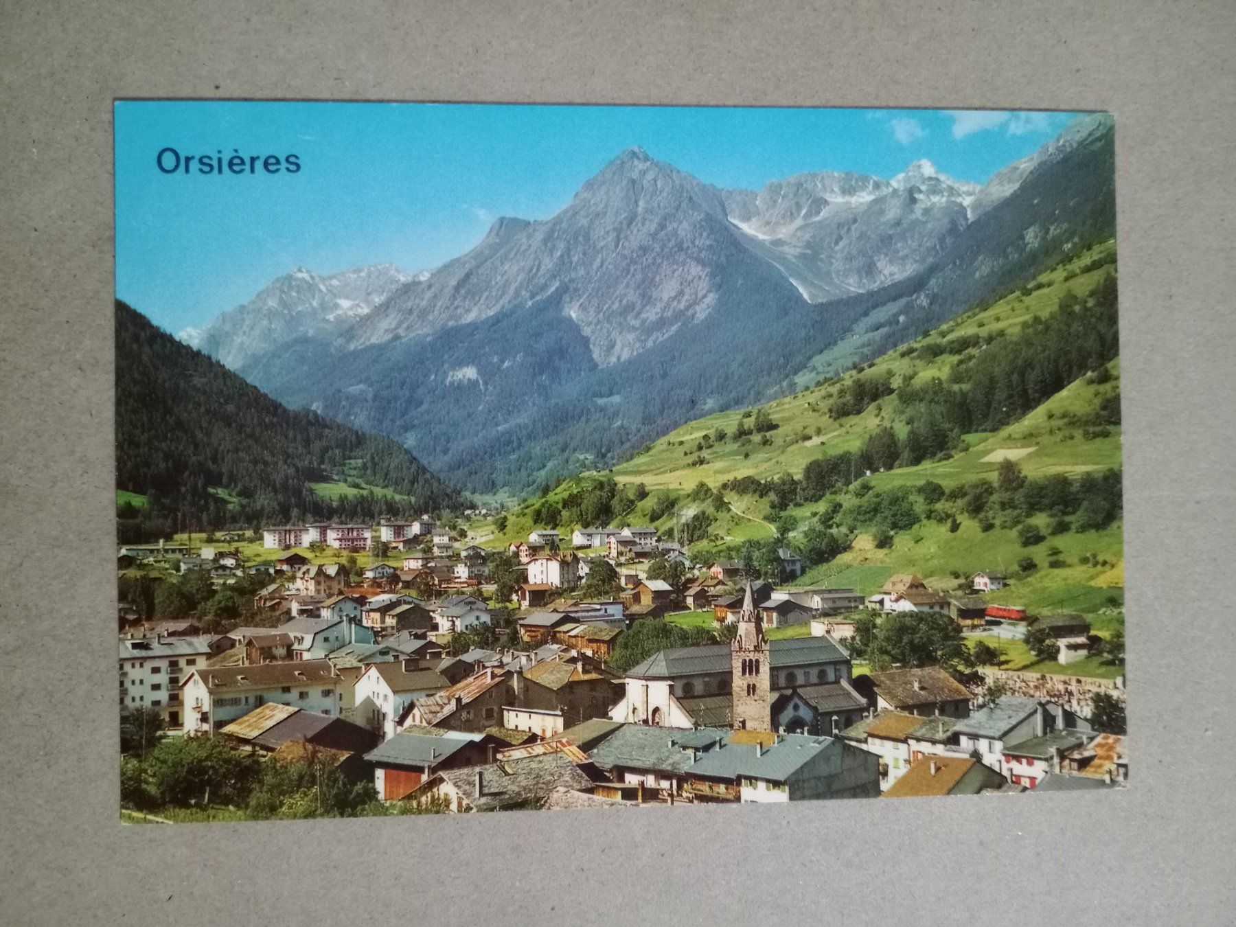 Cartoline postali: AK Orsieres Wallis – Usato da Küttigen venduto da Melisch1000