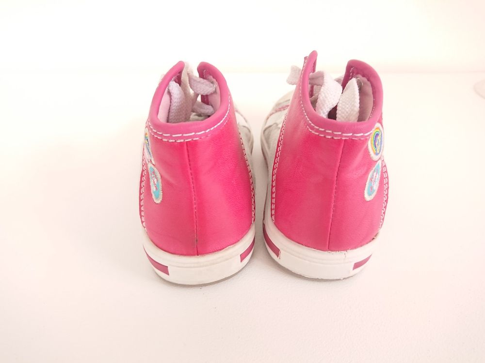 Schuhe für Mädchen: Mädchen Sneaker Freizeitschuhe Venice Gr. 24 Grau/Pink – Gebraucht aus Hallau von CHACLA 4