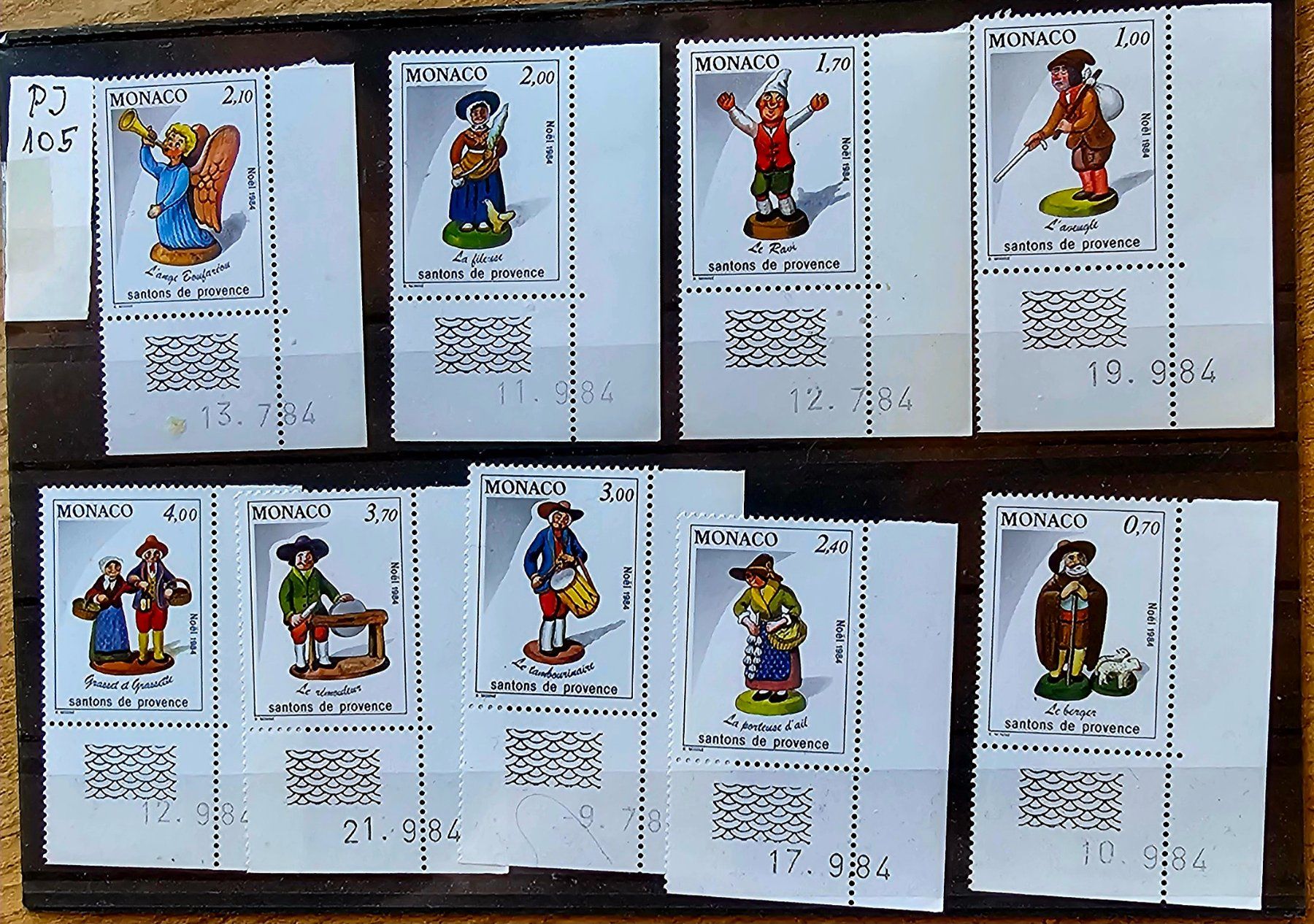 Tutti i francobolli: MONACO coins datés ** 1984 – Nuovo (secondo la descrizione) da Les Valettes venduto da Nuba1