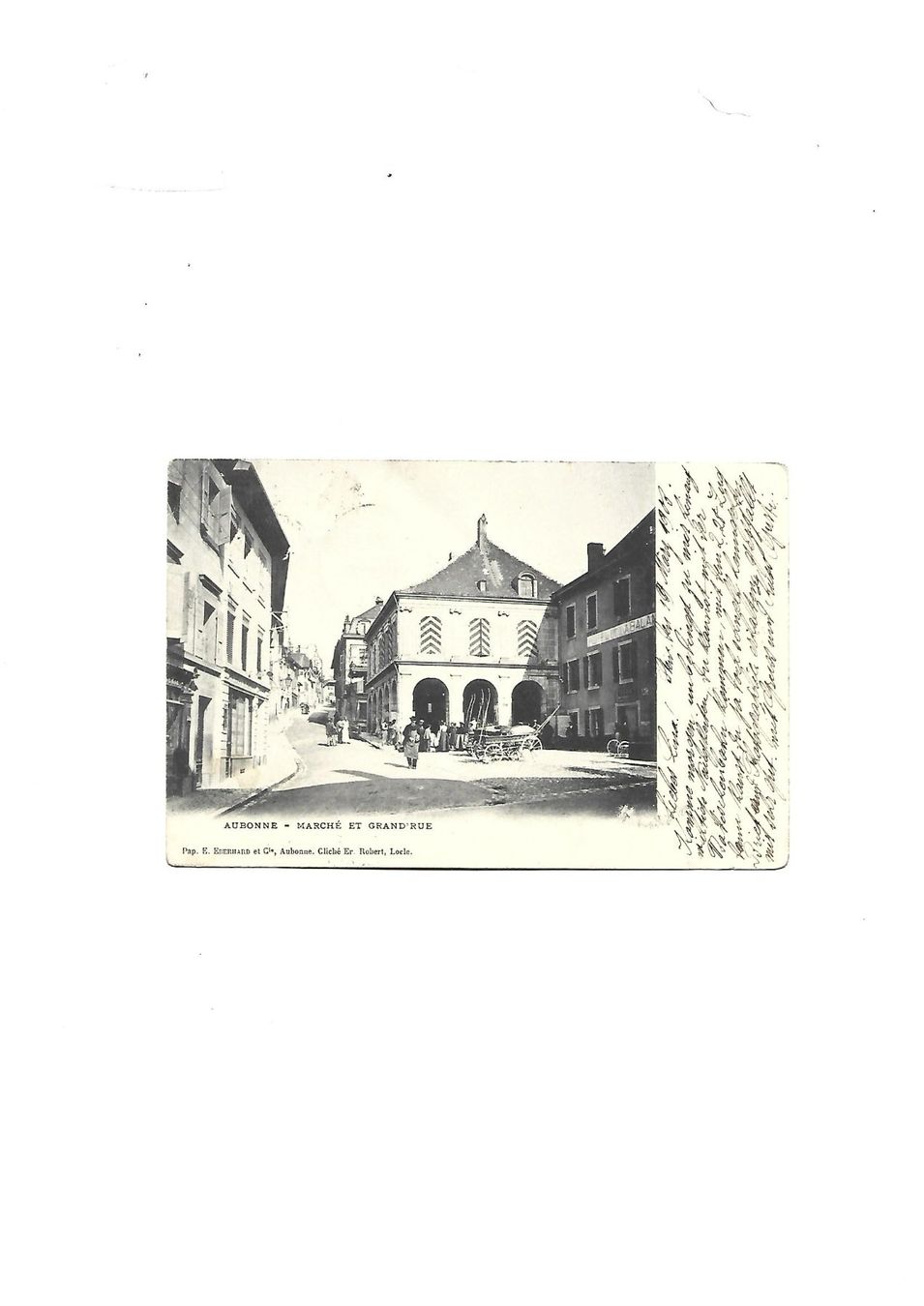 Cartoline postali: Aubonne 1903 – Usato da Allschwil venduto da Salus17