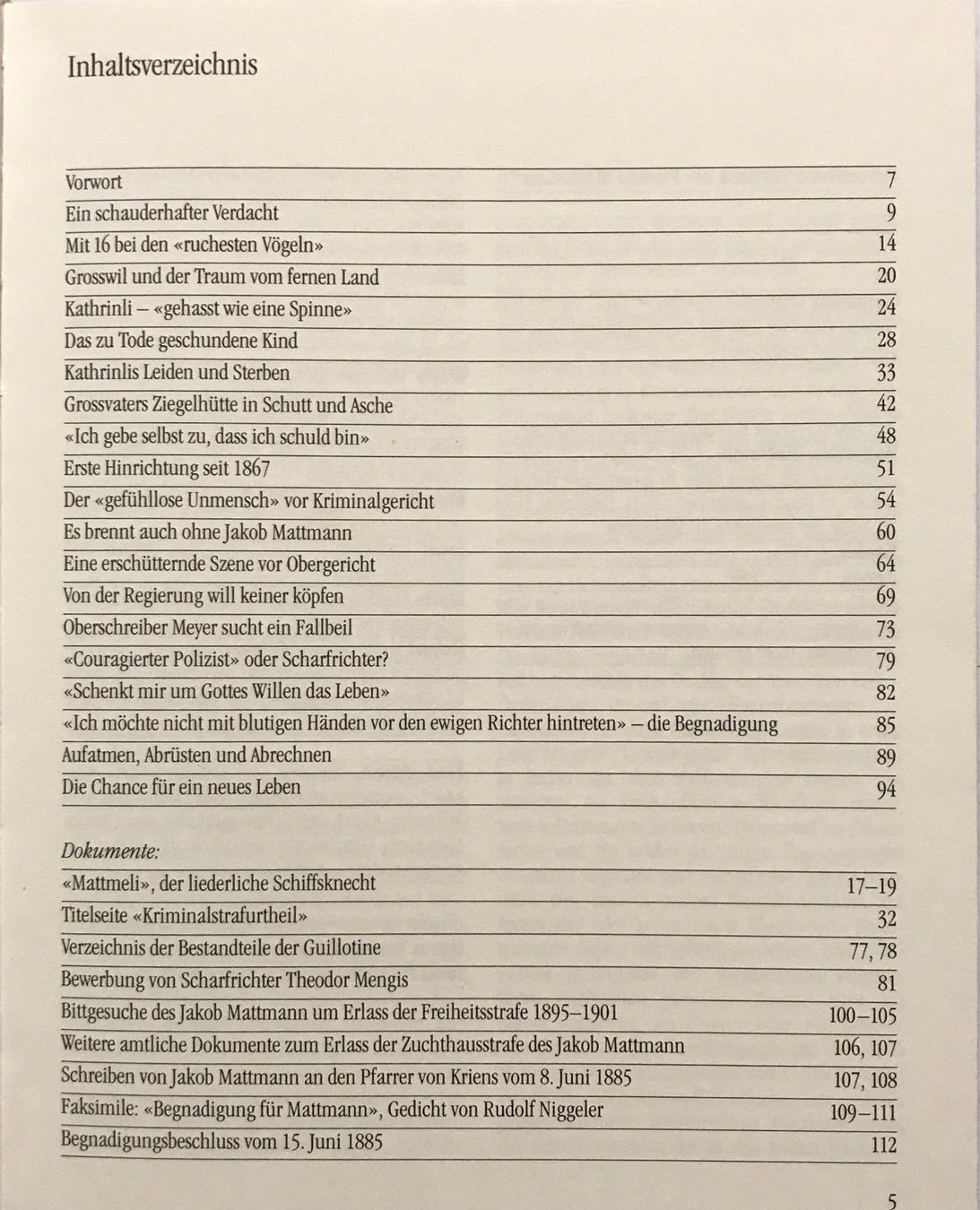 Libri: Merki Martin, Ein Luzerner Todesurteil: Jakob Mattmann – Nuovo e nell'imballaggio originale da Sarnen venduto da Livres 3
