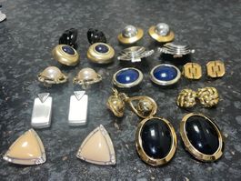12 Sets Vintage Ohrclips