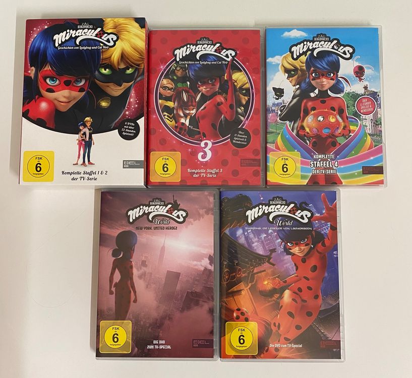 Miraculous Ladybug Staffel 14 & Miraculous World DVDs Kaufen auf Ricardo