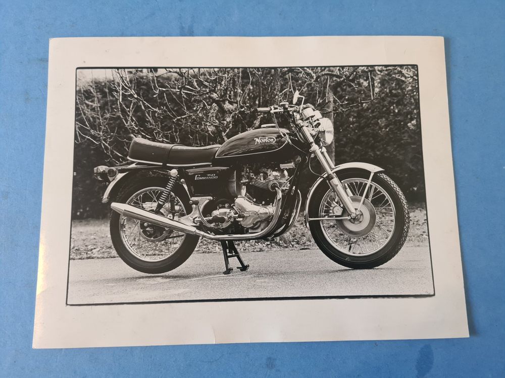 NORTON COMMANDO PRESS-FOTO OLDTIMER VINTAGE COLLECTION (Gebraucht) in ...