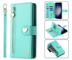 Brieftasche Reißverschlus für Samsung Galaxy S23 S24 S25