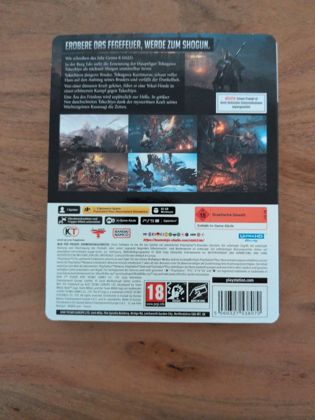 Sony Spiele: Nioh 3 Steelbook Edition – Neu (gemäss Beschreibung) aus Kiesen von Unchained_Raven 1