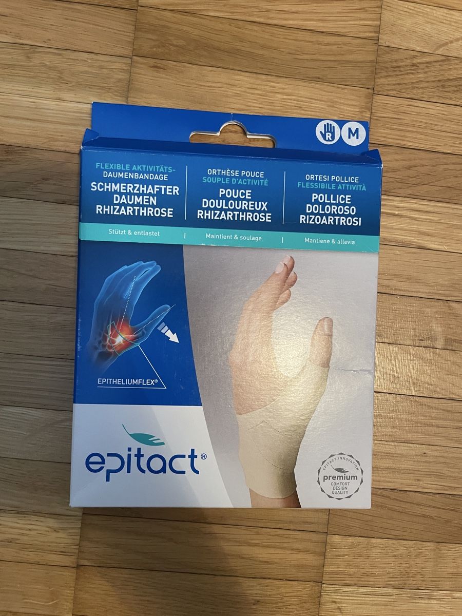 Protezioni & Imbottiture: Epitact Flexible Thumb Support, Size M – Nuovo (secondo la descrizione) da Neuchatel venduto da shi_9fzw 1