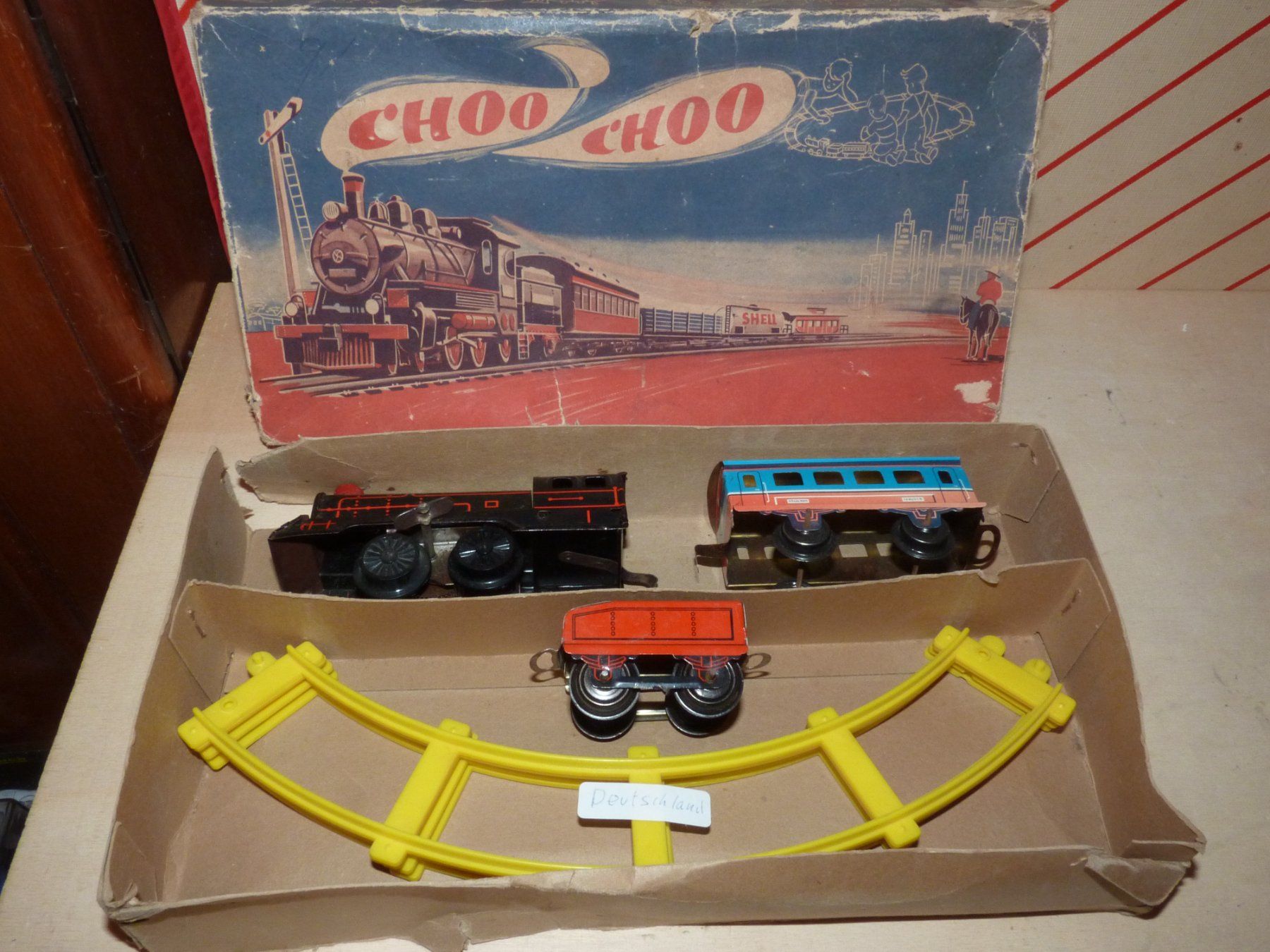 Modelleisenbahnen: Antike Eisenbahn Choo Choo Spur 0? – Gebraucht aus Rudolfstetten von Rrst1968