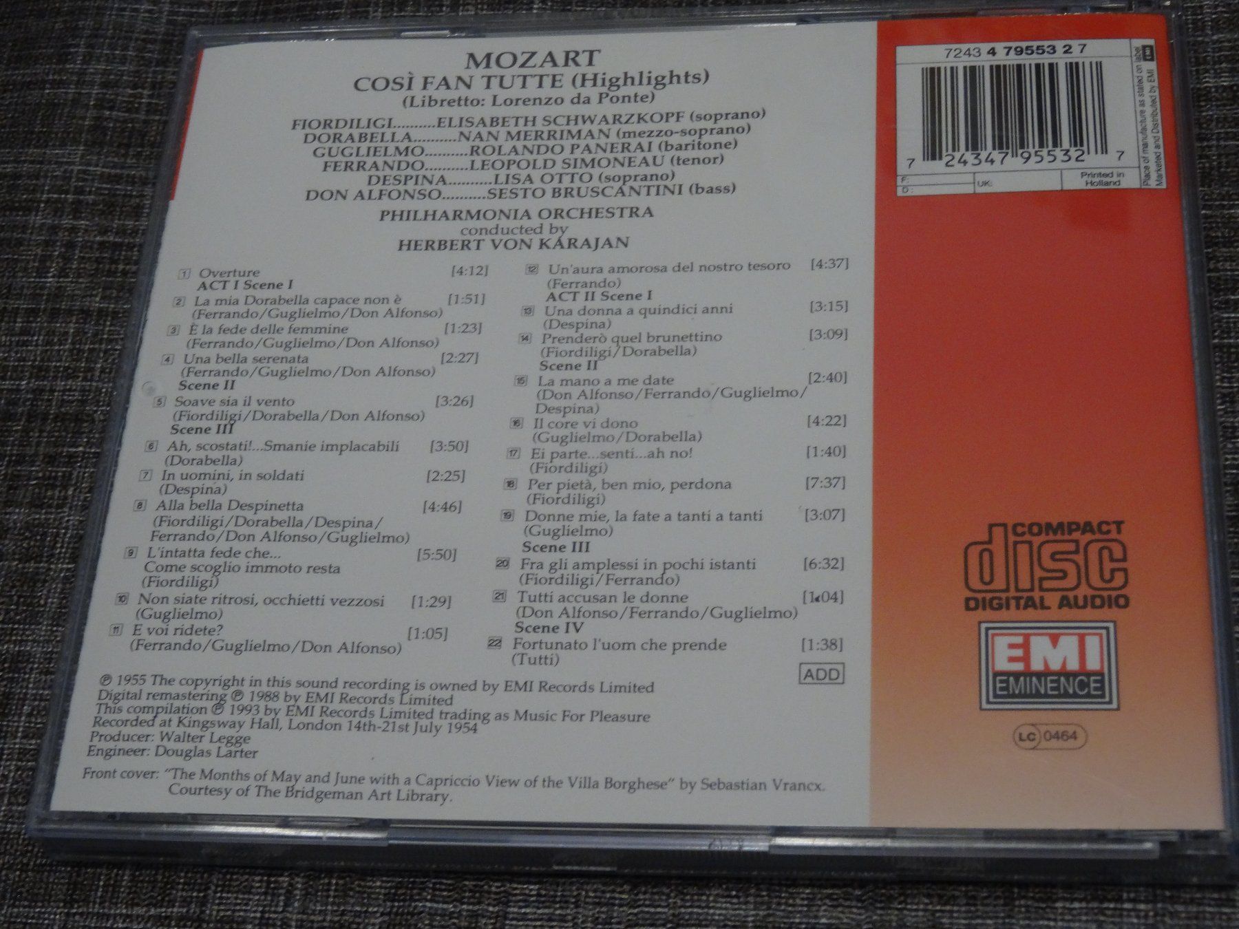 CD: Mozart - Cosi Fan Tutte CD – Usato da Olten venduto da Disc-Ausverkauf 1
