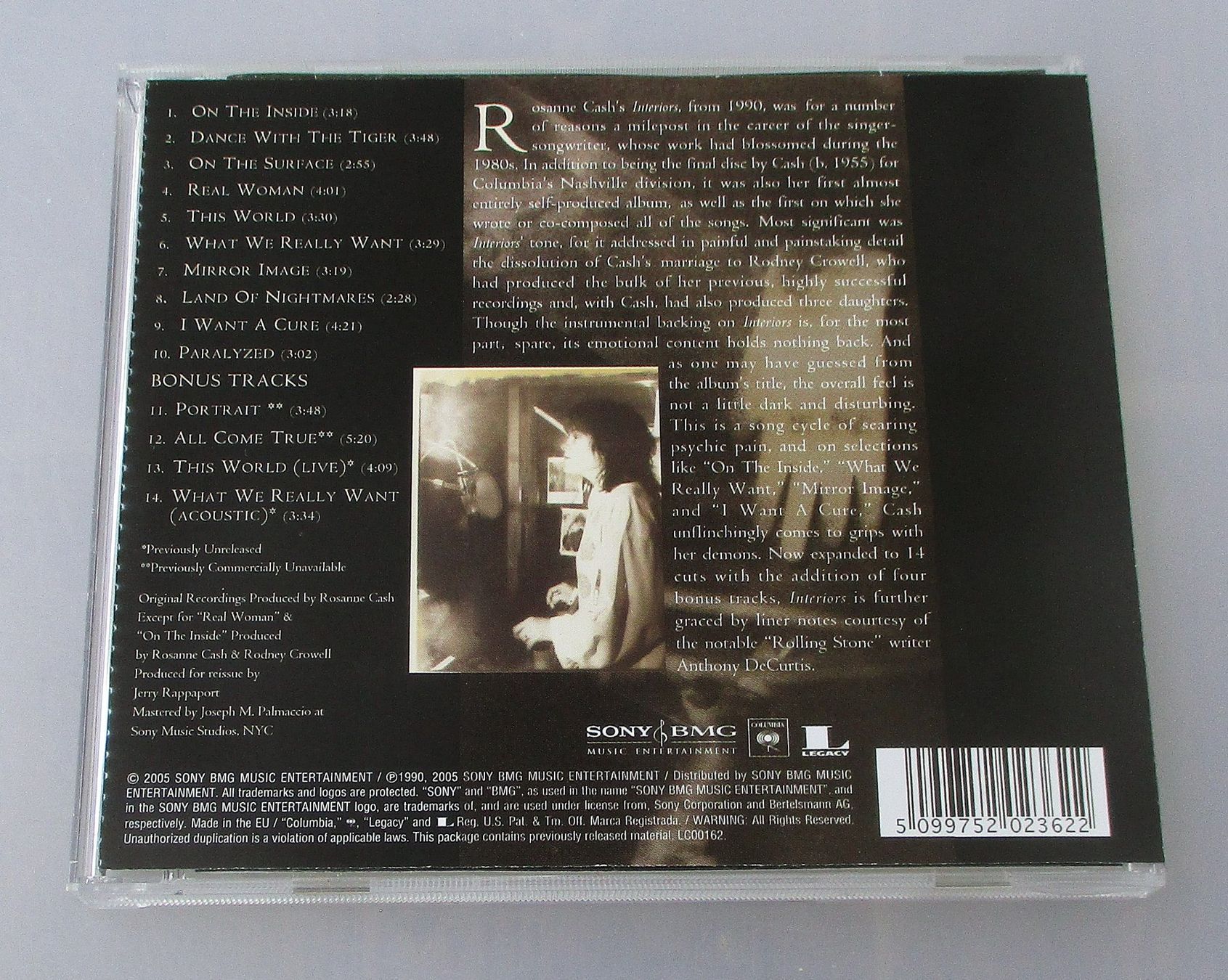 CDs: ROSANNE CASH - Interiors + Bonustracks – Gebraucht aus Wattwil von Muriel11 1