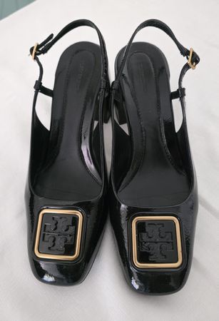 Schöne elegante Sling-Pumps von "TORY BURCH" Gr. 8