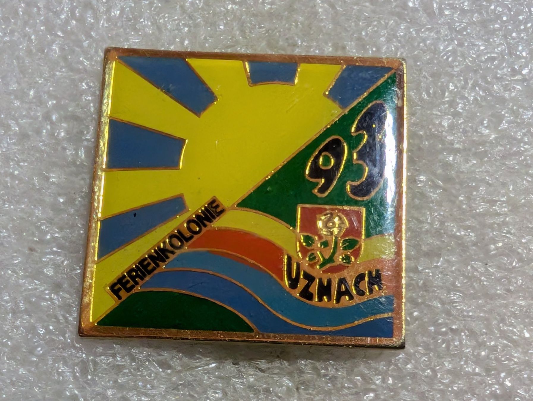Placchette & Badge: Ansteckpin 214: Ferienkolone Uznach – Usato da Oppligen venduto da Pin-Fall-Shop