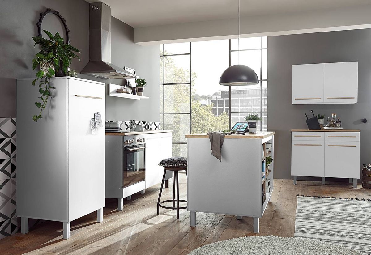 Cucine complete: Kücheninsel Kawola Mattweiss – Nuovo e nell'imballaggio originale da St. Gallen venduto da SG_CH1 1