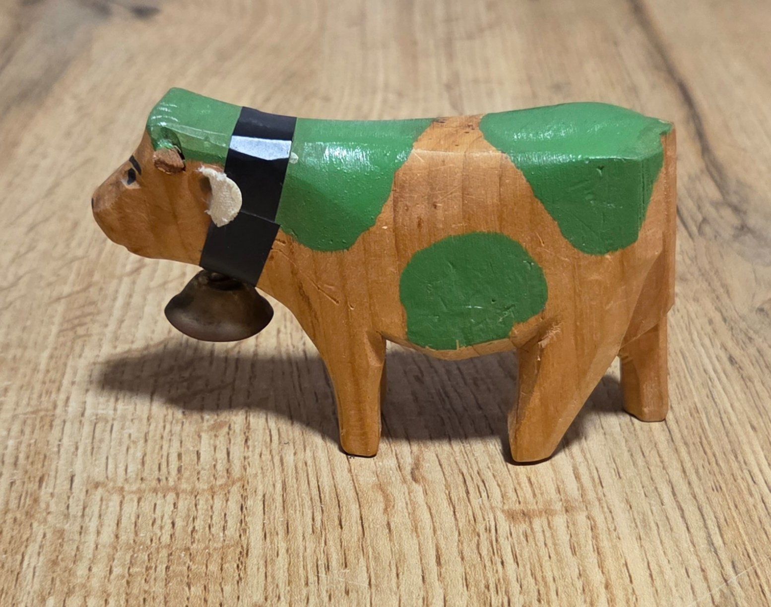 Figuren: Holzkuh mit Glocke – Gebraucht aus Brüttisellen von ruebli-fan13 1