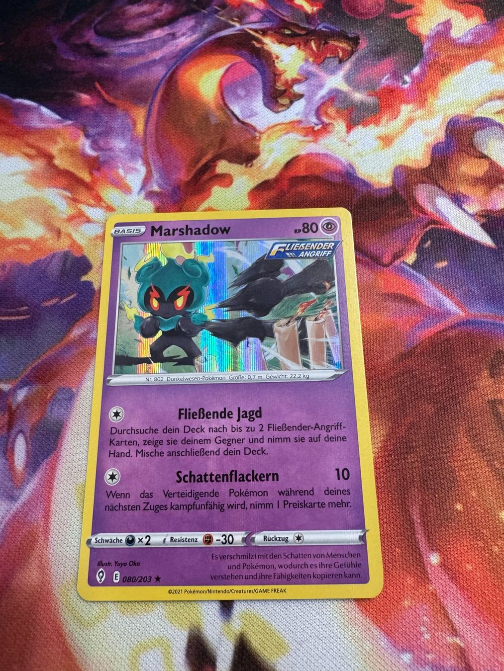 Pokémon Carte collezionabili: Marshadow (EVS 080) / Holo / Drachenwandel – Nuovo (secondo la descrizione) da Bülach venduto da CherryBlu