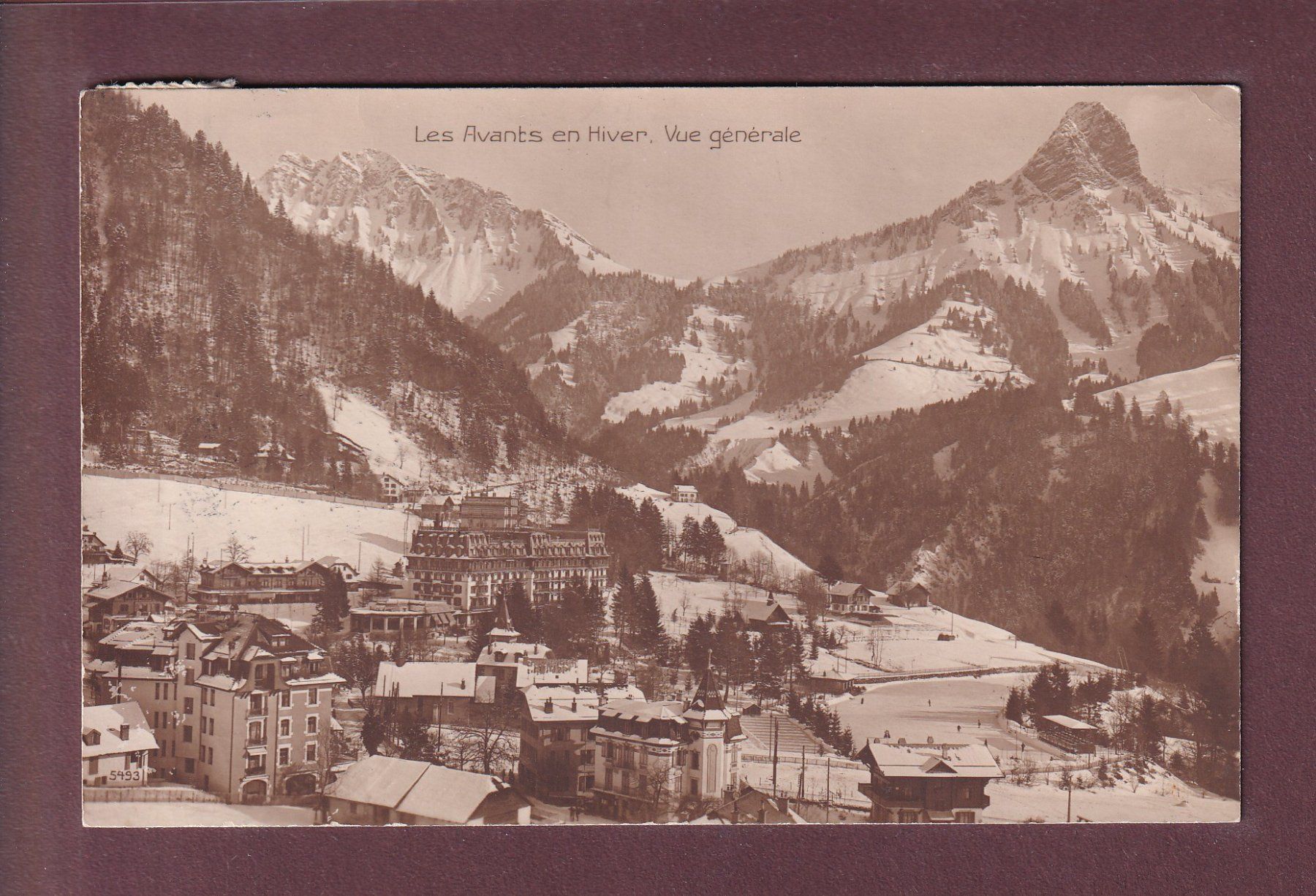 Cartes postales: LES AVANTS en hiver - 1917 – D'occasion à Pully par nicecards