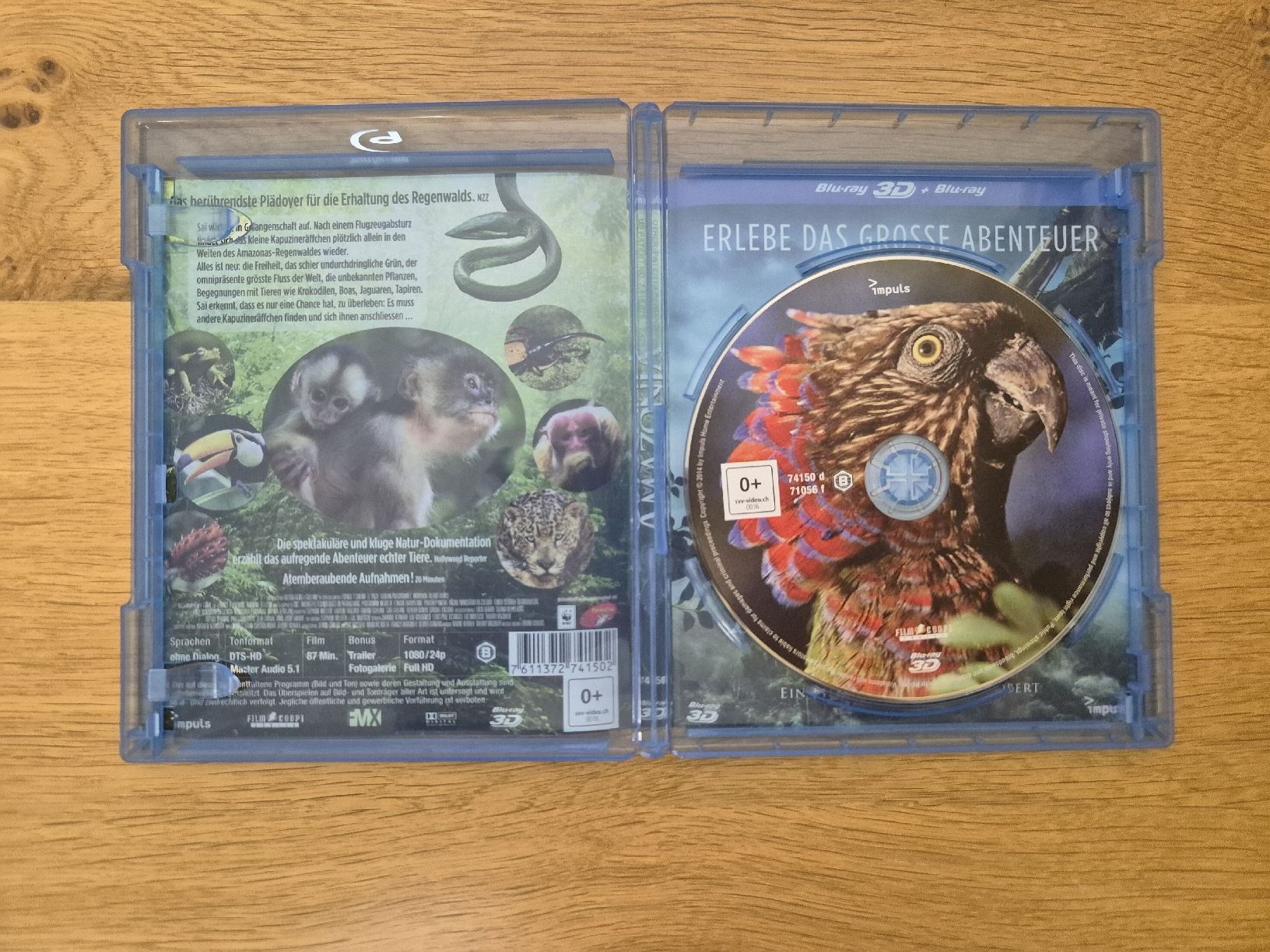 Tous les DVDs: Amazonia 3D Blu-ray - Thierry Ragobert – Neuf (Voir description) à Bogis-Bossey par VNT-GE.ch 2