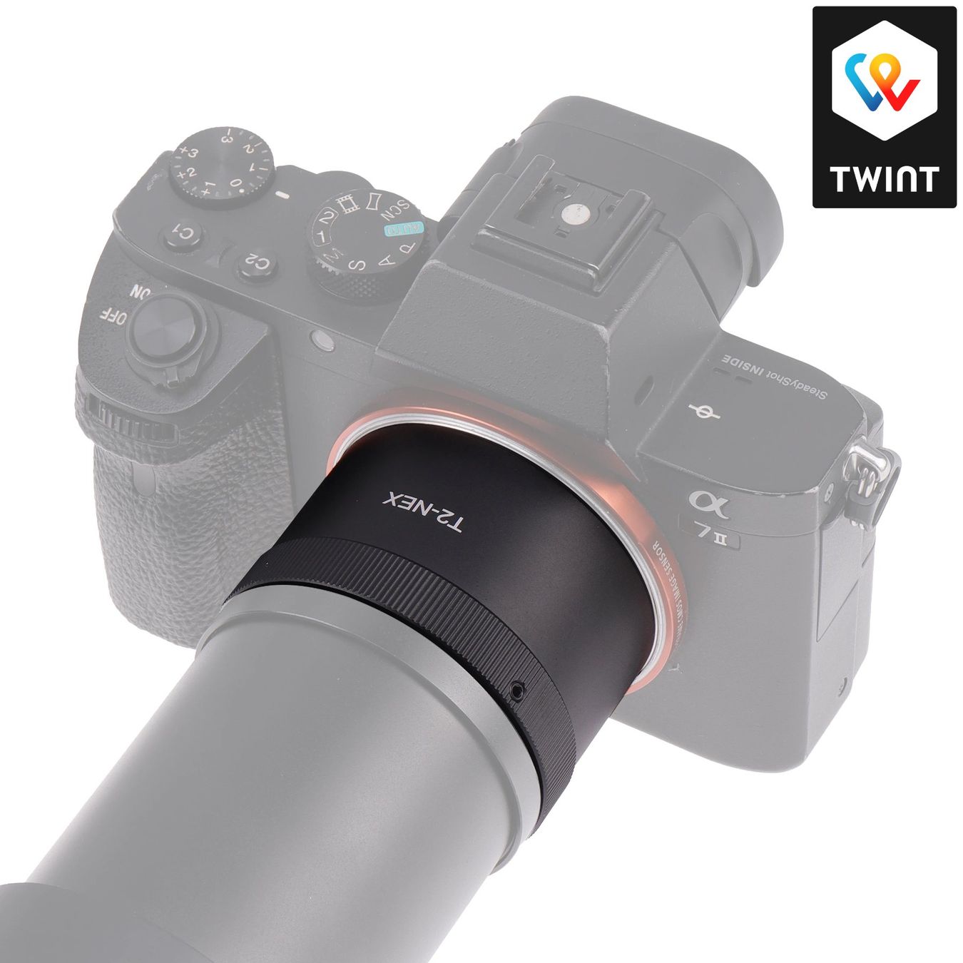 Adattatori foto: Adaptateur objectif Sony NEX e-mount, objectif monture T2/T – Nuovo e nell'imballaggio originale da Saignelégier venduto da Photo-discount 5