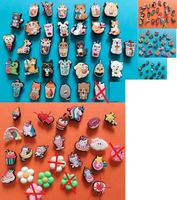 Clogc clogs Crocs clocs Anstecker Bagger,Schmetterling,Tiere