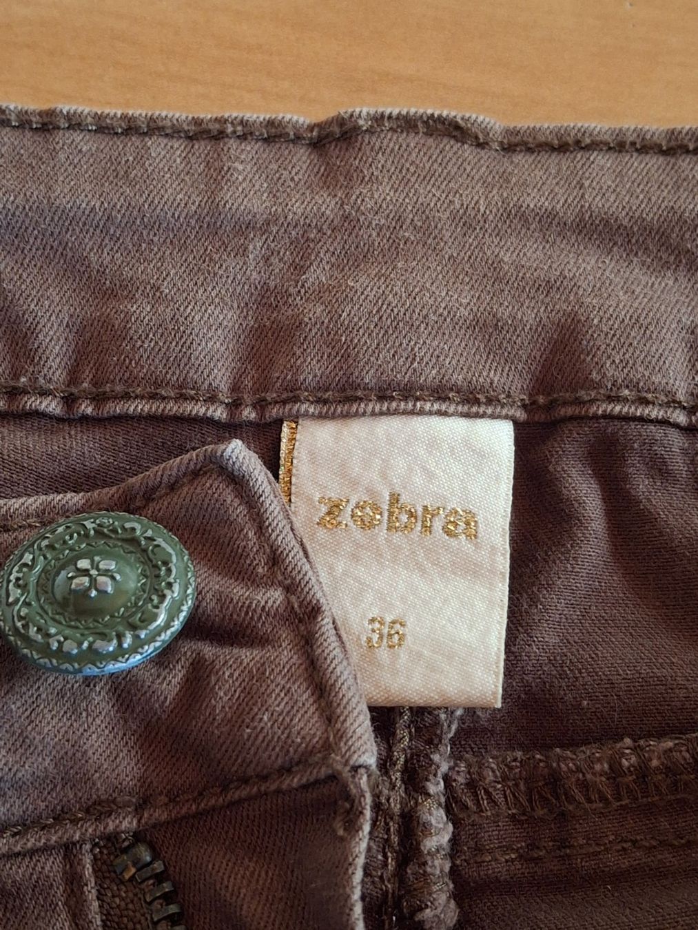 Zebra Hosen: Pantalon marron taille 36 marque Zebra 98% coton – Gebraucht aus Villiers von san_jn5w 3