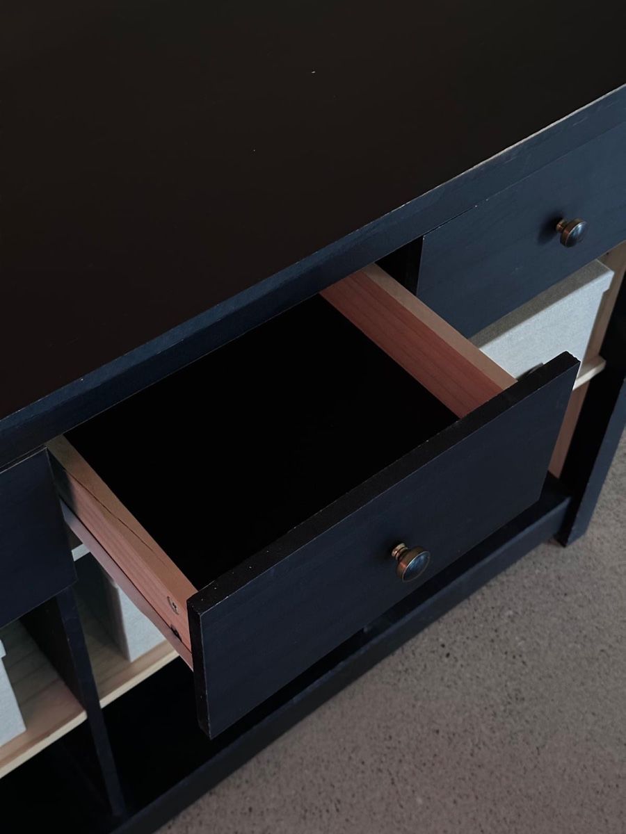 Cassettiere: Sideboard schwarz mit Schubladen – Usato da Zürich venduto da ...._---_.. 5