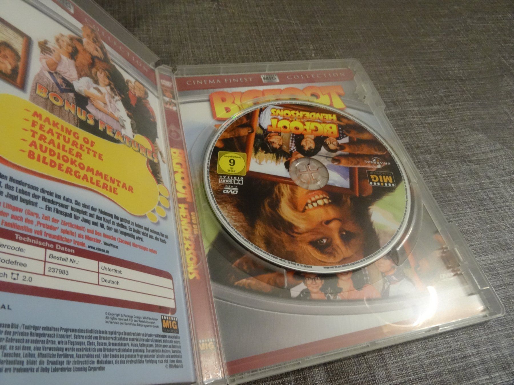 Tutti i DVDs: DVD Bigfoot und die Hendersons – Usato da Olten venduto da Disc-Verkauf 1