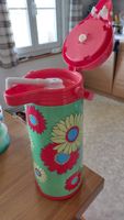 Thermoskanne mit Blumenmuster guter Zustand 