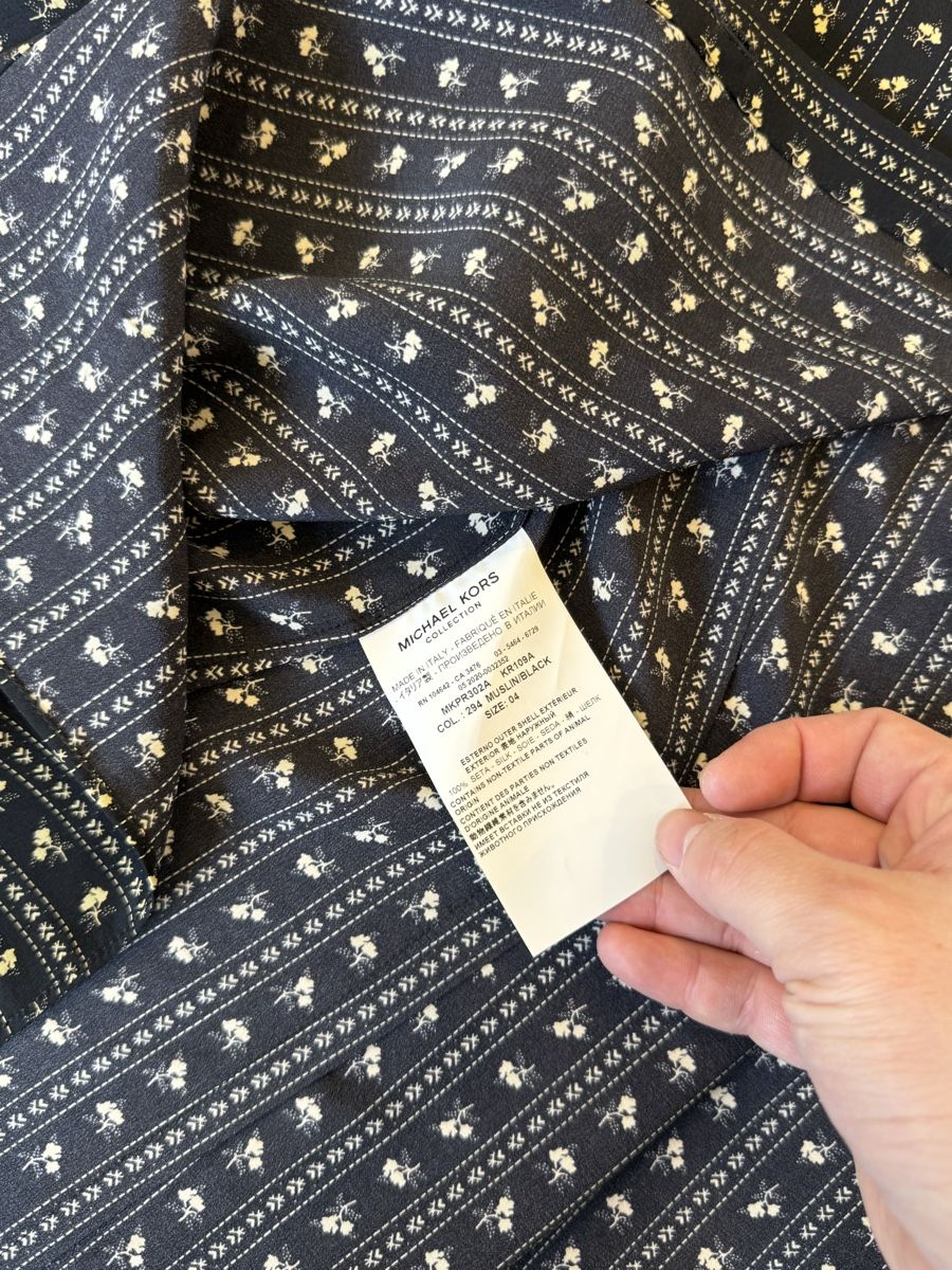 Michael Kors Blusen: Blouse Michael Kors noire taille-4 – Neu (gemäss Beschreibung) aus Genève von iry_67wr 2