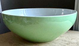Vintage Rössler Schüssel grün 21 cm Durchmesser