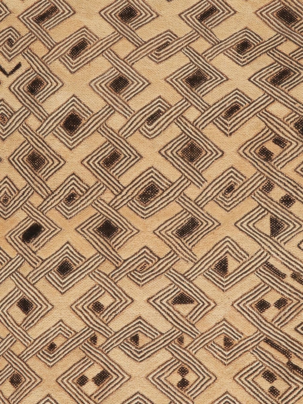 Tessuti: Raphia-Plüschgewebe, "Velours du Kasaï", Afrikanische Kunst – Usato da Basel venduto da MatthiDo 1