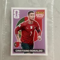 Cristiano Ronaldo Extra Sticker Lila Panini