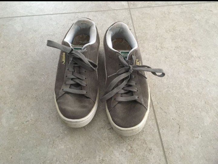 Puma Damenschuhe: Puma  Sneaker grau Gr. 39 Wildleder – Gebraucht aus Servion von josephine22 1
