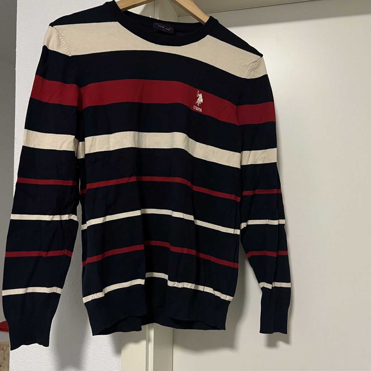 US Polo Maglioni & Felpe: U.S. Polo Assn. Strickpullover gestreift, Grösse M – Nuovo (secondo la descrizione) da Beringen venduto da BEBILI 2