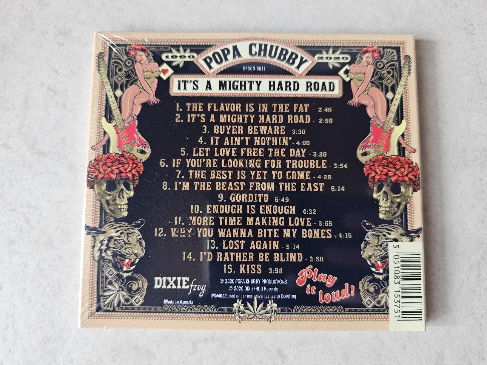 CD: Popa Chubby  -  It's A Mighty Hard Road  /  Fabrikneu – Nuovo e nell'imballaggio originale da Schneisingen venduto da backstore24 1