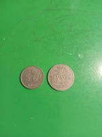 2 Pcs Coins 5 Kobo 10 Cents Nigeria 1974 1973