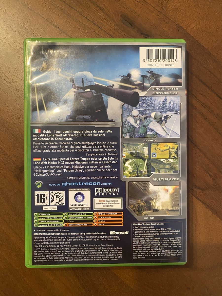 Microsoft Giochi: Tom Clancy's Ghost Recon 2: Summit Strike für Xbox – Usato da Thunstetten venduto da Virus_33 2