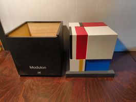 Modulon Naef Würfel Bauhaus Mondrian Holz  Jo Niemeyer