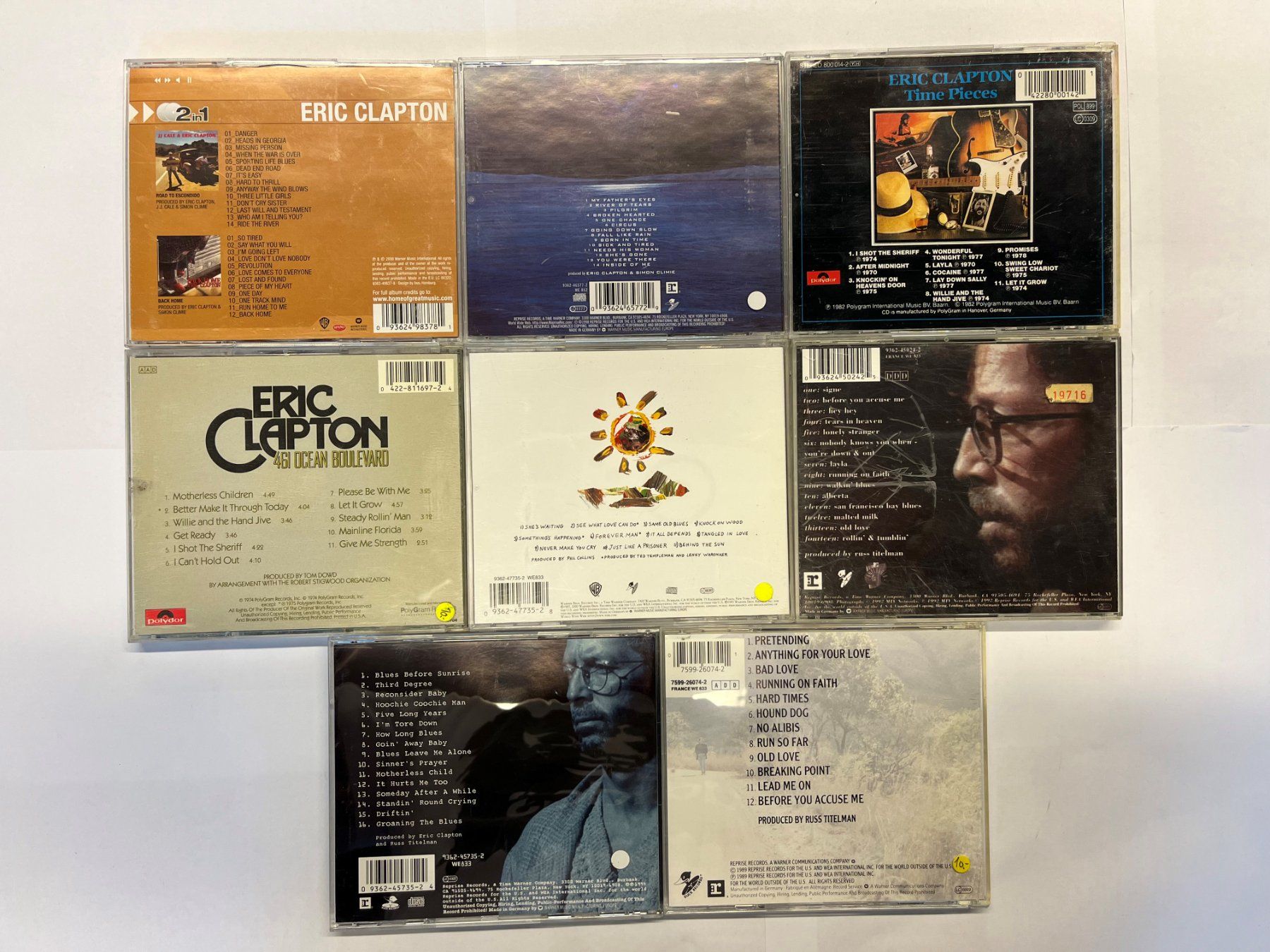 CD: CD Sammlung Eric Clapton 9 Stück – Usato da Basel venduto da andipfandi 1