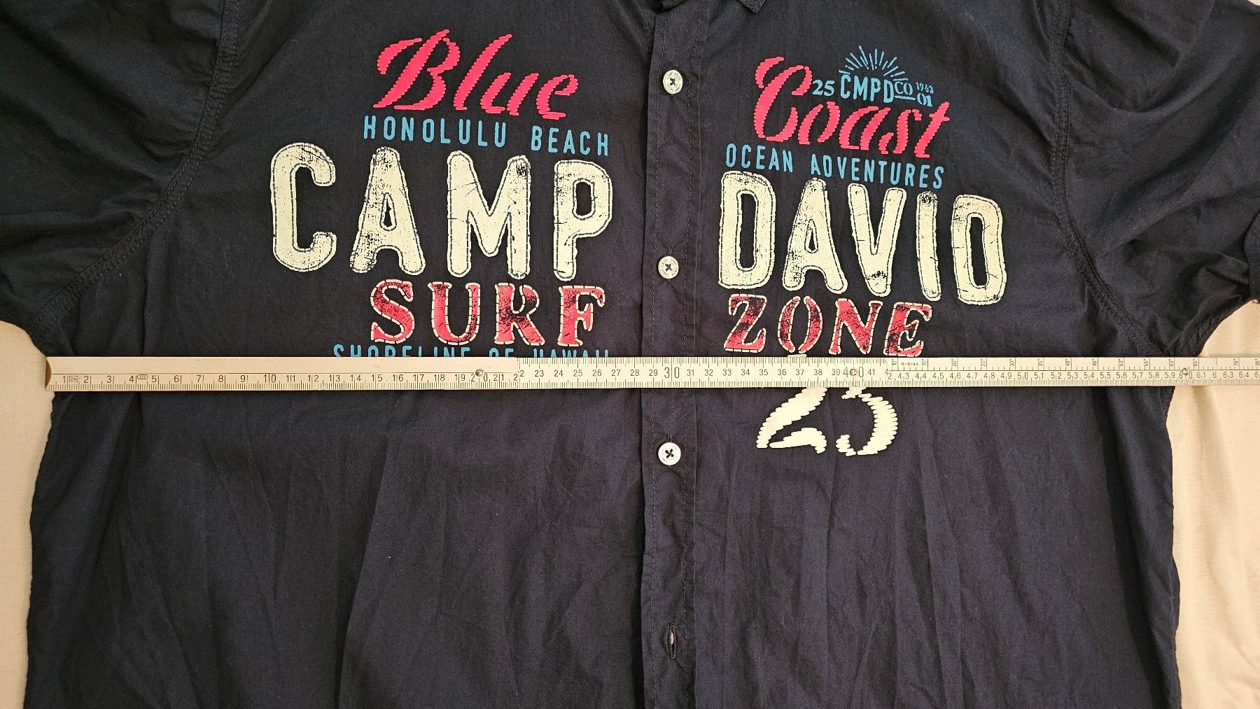 Camp David Hemden: Camp David Kurzarmhemd, Gr. XL – Gebraucht aus Cham von Pfingsti 1