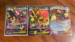 Pokemon 3 Lopunny Ex Karten Deutsch (SIR,AR,EX)