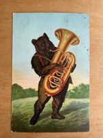 Antike Postkarte, Bärenkarte, gelaufen, 1908