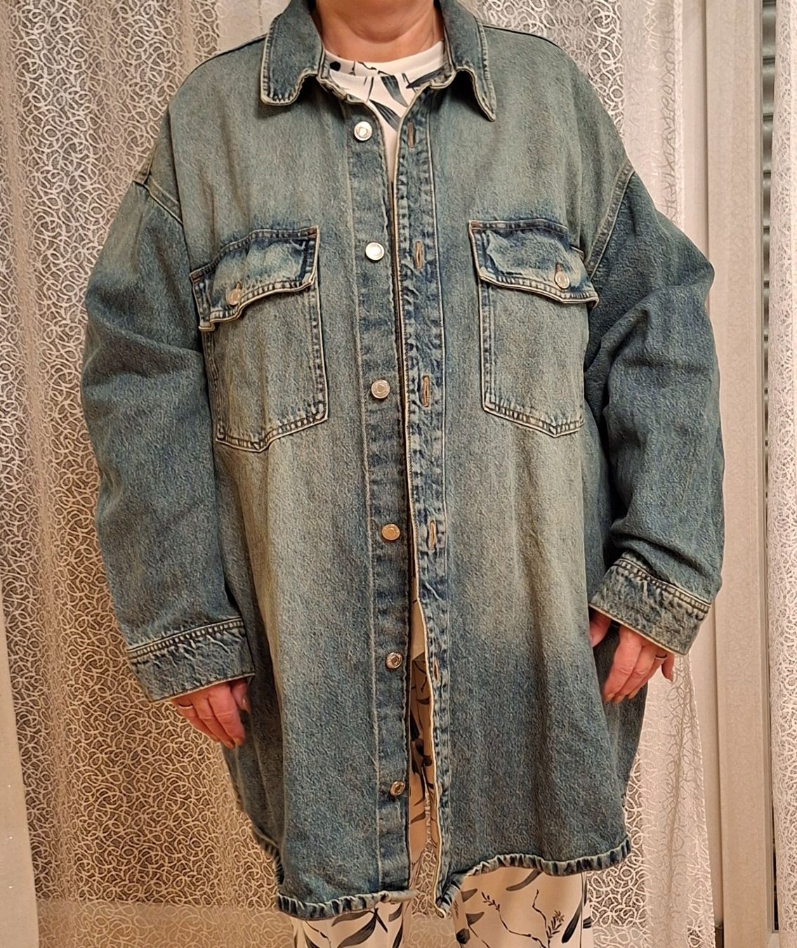 Giacche: Jeansjacke Oversize XXL, klassisch Denim – Usato da Schönenberg TG venduto da breiti12