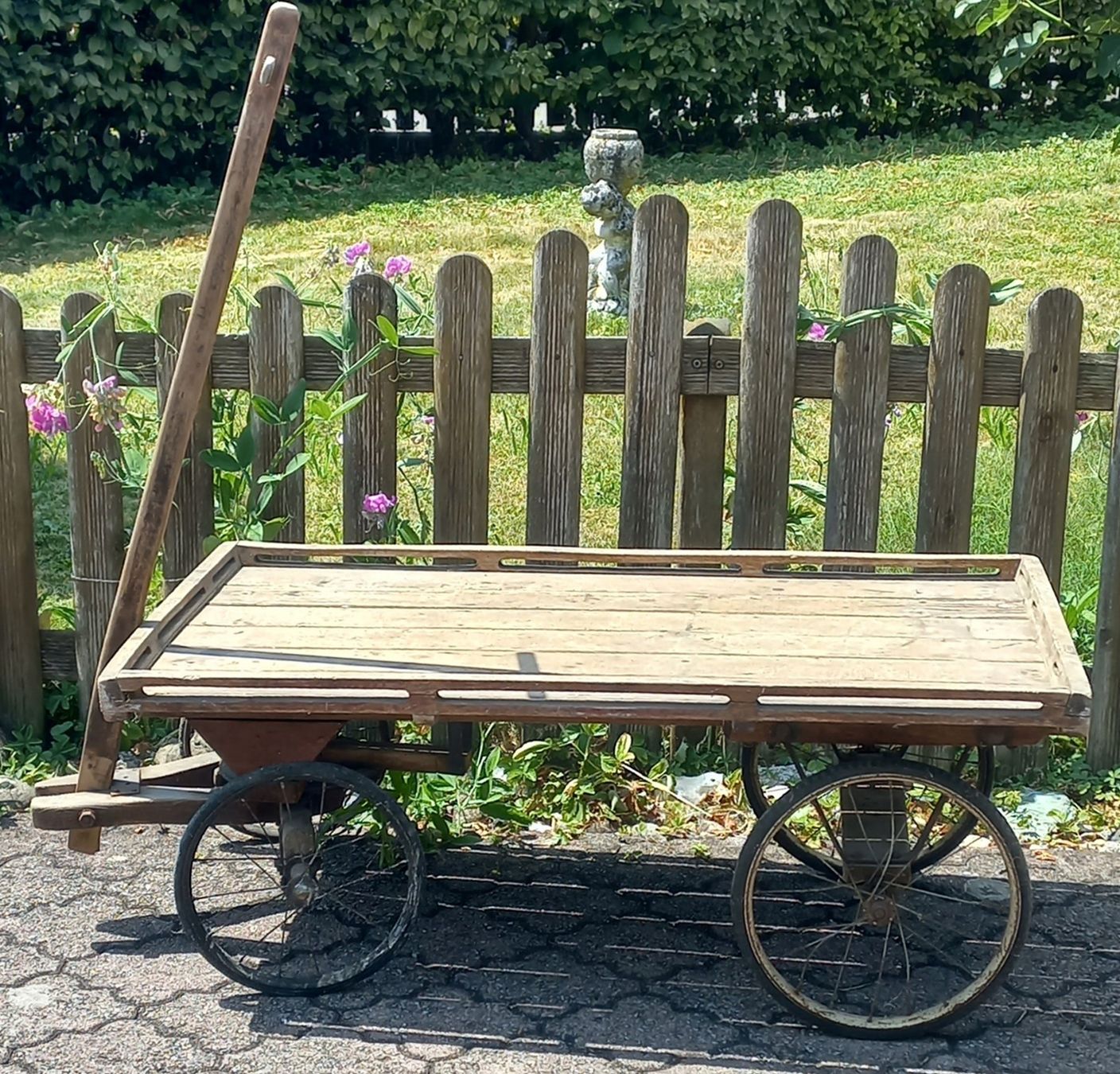 Carrelli di trasporto: Leiterwagen / Bruggenwagen mit Deichsel – Usato da Baar venduto da 2cvbaar